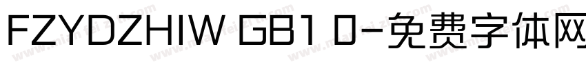 FZYDZHIW GB1 0字体转换